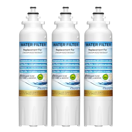 Water Filter Replacement Compatible with ADQ73613401, LT800P, LT800PC, ADQ73613402, ADQ736134, ADQ73613408, ADQ75795104, 46-9490, LSXS26326S, LSXS26366S, LMXC23746S, LMXS30776S, 3 Pack image 2
