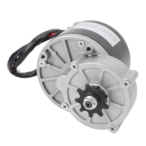 BuyWeek Getriebemotor 24V 1000W, 2950 RPM Reduktionsmotor Elektromotor für Elektrofahrrad Go Karts Elektrisches Dreirad