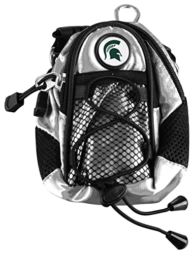 LinksWalker Michigan State Spartans - Mini Day Pack - Silver Cross Body Waist Pack Bag