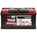 LANGZEIT Autobatterie 12V 95Ah 800A/EN Starterbatterie 30% mehr Startleistung ersetzt 100Ah 88Ah 90Ah 92Ah Batterie