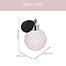 Topxome 1pcs 100ml Vintage Perfume Bottle Short Spray Atomizer Refillable Empty Glass (Pink,Silver Spray)