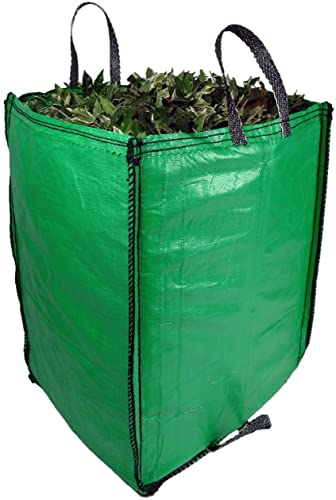 Sackmaker Jumbo Garden Bolsas para Residuos 272 Litros, Grado Premium, Tela y Asas Industriales, Sacos de Basura de Jardín para Uso Pesado/Verde (1 Bolsas) (GRWIMP272L1) thumbnail