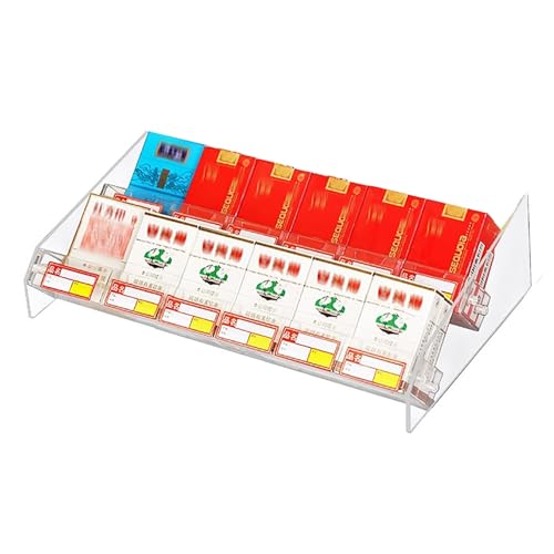 Estante acrílico para exhibición de cigarrillos