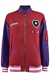 HongChang Kawai Rika Jacket Cosplay Costume Anime Egg Priority Baseball Uniform Adult Women Kids Matching Sports Coat Top (Small, Kawai Rika Adult)