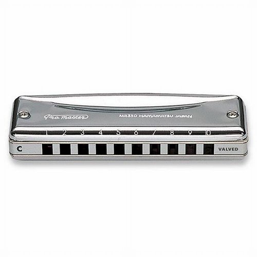 Suzuki Harmonica, Silver With Chrome Plating (Mr-350-G) #TOP1