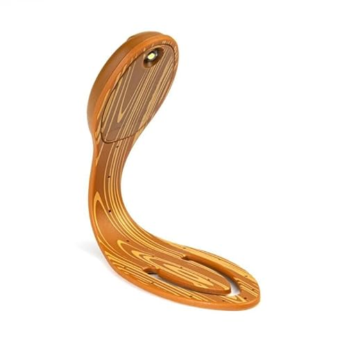 Flexilight Leselicht (Holzoptik) - 2 in 1 Leselampe & Lesezeichen - LED Leselicht - Geschenk für Leser, Buchliebhaber - Deutsche Ausgabe: Extra hell und super-flexibel