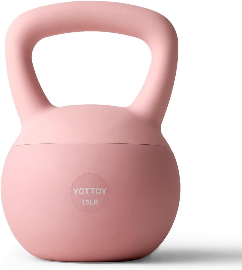 YOTTOY Soft Kettlebell,Kettlebell Anti-Slip Grip Weight for Home Workouts, Kettlebells Set Strength and Safety Guaranteed