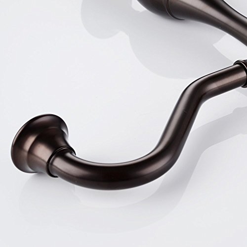 Wovier Oil Rubbed Bronze Waterfall Bathroom Sink Faucet,Single Handle Single Hole Vessel Lavatory Faucet,Basin Mixer Tap Tall Body,Black #TOP4