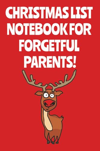 Christmas Gift List Notebook for Forgetful Parents: Funny Holiday Planner & Shopping Organizer for Busy Moms and Dads image 2