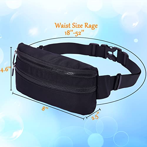 Image of Goothdurs Fanny Pack for Women Men Fashion Waist Bag Waterproof Hip Bum Bag with Adjustable Belt for Running Travel Hiking Cycling Money