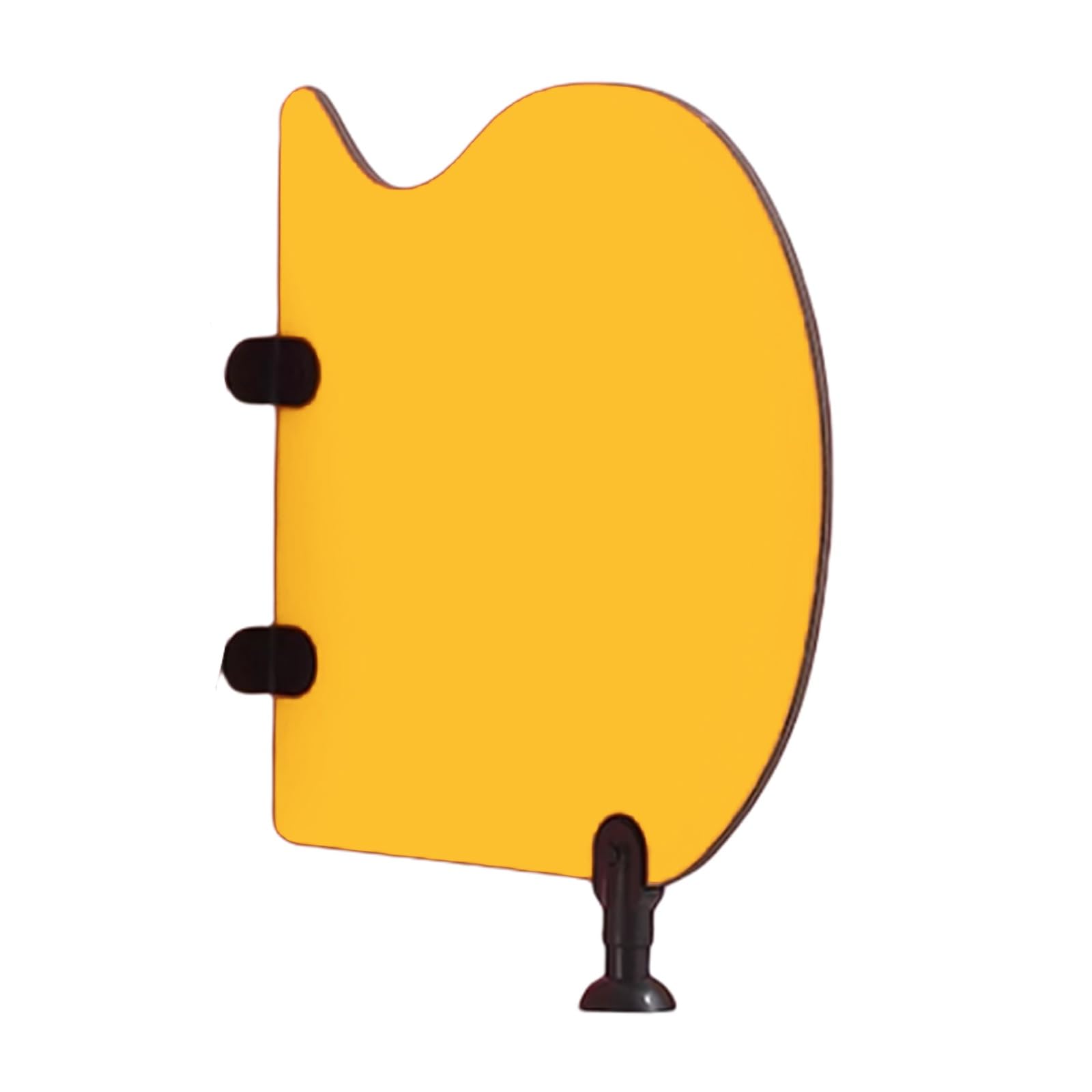 SXDMOUBK Urinal Partition, Colourful Privacy Protective Screen for Kindergarten, 60cm/23.6in Height, 80cm/31in, Strong Not Easy to Deform, Suitable for Schools Public Places, Yellow