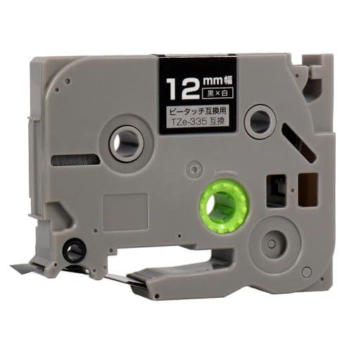 �y�G�R�X���z�u���U�[�p �s�[�^�b�`�݊� TZe-335 ��/������ 12mm(�e�[�v��) 1�� TZe�e�[�v�݊� ���x�����C�^�[ P-TOUCH CUBE �s�[�^�b�`�L���[�u�Ή�