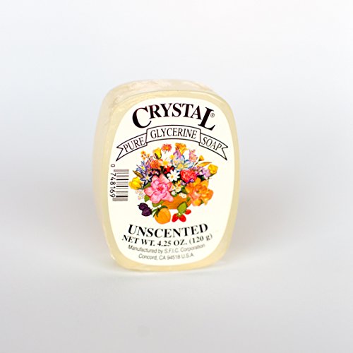 Crystal Glycerine Soap Bars Unscented (24 bars)