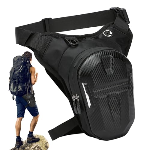 Sacoche De Jambe Moto, Capacité Extensible, Coque EVA, Sac Banane Femme Homme Avec Bande...
