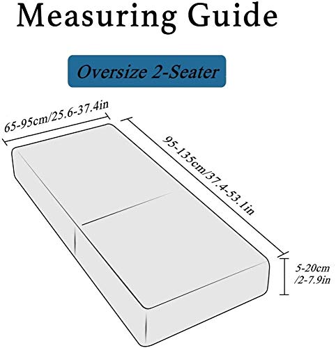 Funda para sofá de 3 plazas elástica y lavable para proteger sala de estar con cojín separado 7