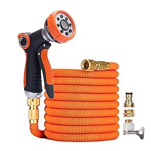 Tuinslang Hogedruk Tuinslang Water Set Watering Irrigatie Plastic Uitbreidbare Slang Car Wash Spray Cleaning Tools (Color : BW05, Diameter : 1/2”)