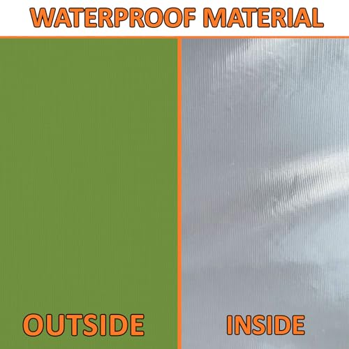 Crystals Pop Up Toilet Tents for Camping, Pop Up Changing Tent for Shower, Privacy Tent Portable Changing Room for Outdoor Adventures, Hiking, Fishing, Beach or Picnic (Green) - Image 4