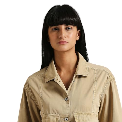 Image of Pepe Jeans Women's Cotton Regular Fit Short Length Shirt