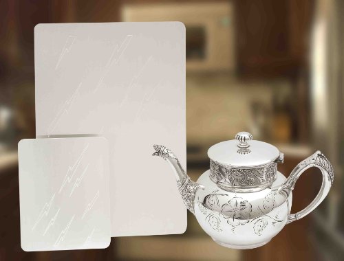 silver tarnish remover plate - SILVER/GOLD CLEANING PLATES - SET OF 2 IN 2 SIZES!