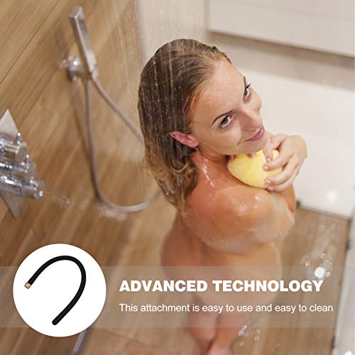 Healifty — Acessório de enema de silicone reutilizável para bocal ducha anal, limpador de irrigador