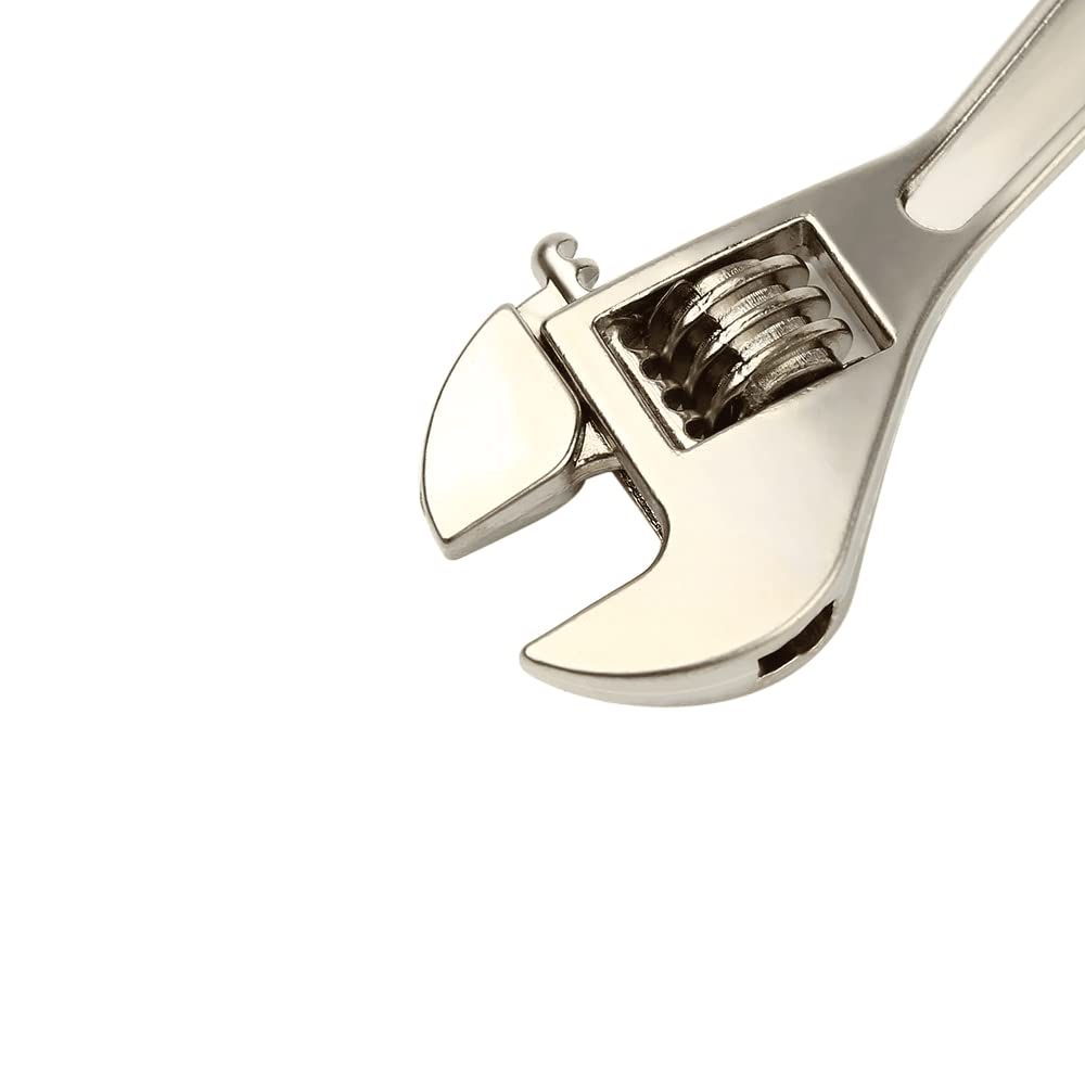 Llavero Llave Inglesa ajustable, Diseño ajustable, Herramienta, Colgante para llaves Mini, Mecánico, Souvenir, Metálico - imagen 4