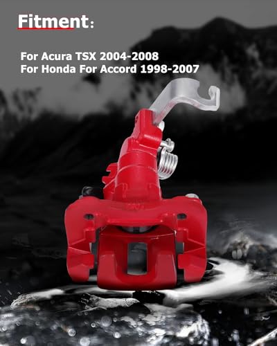 Image of cciyu 19-B2068 Rear Right Brake Caliper Assembly w /Bracket 2004 2005 2006 2007 2008 For Acura For TSX,1998 1999 2000 2001 2002 2003 2004 2005 2006 2007 For Honda For Accord