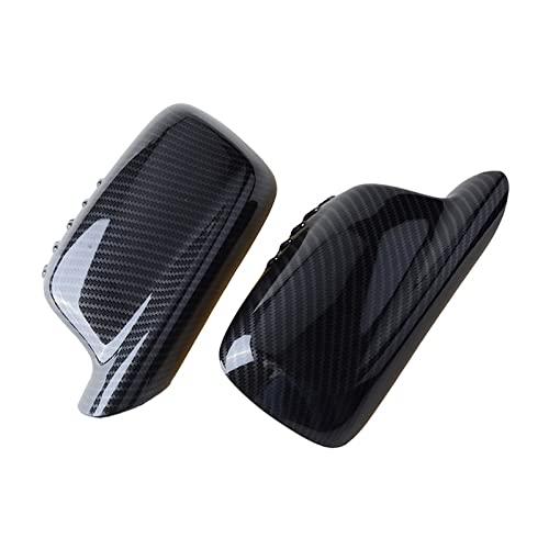 Couvercle de rétroviseur latéral Série 7 E65 E66 E67 style carbone premium - 3