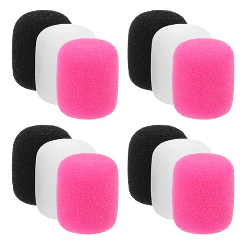 Bonnettes anti-vent mini-microphone cravate mousse de remplacement pour casque 2,5x2,2cm
