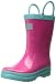 Hatley Girls' Fuchsia and Turquoise Rain Boots