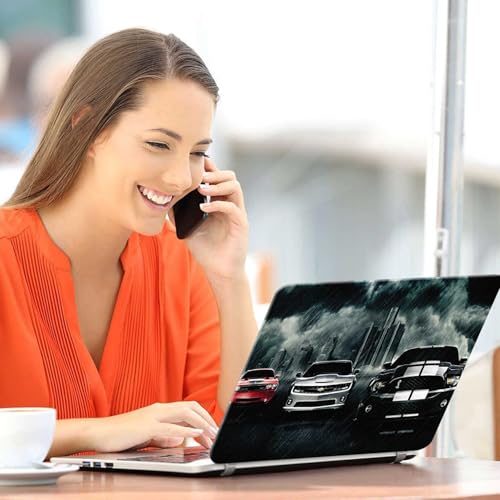 Image of Galaxsia Cars in Rain Full Body Vinyl Laptop Skin /Sticker /Cover Upto 15.6 Inches Laptops Laminated-Removable-HD Quality Compatible for Hp-Dell-Sony-Lenovo-Asus etc.(15x10 Inches)