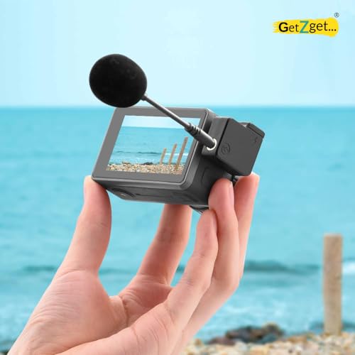 Image of GetZget Mic Adapter for DJI Osmo Action Dual 3.5mm USB-C Adapter Audio Externa Mic Mount Accessories