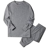 [Bellislove] スウェット パジャマ メンズ 綿 長袖 春秋 ルームウェア 上下セット ゆったり 部屋着 吸汗通気 肌に優しい 無地 プレゼント 通年用