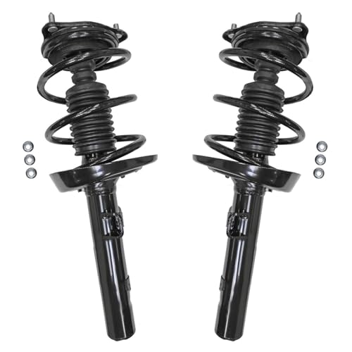 Image of Detroit Axle - 8pc Suspension Kit for 2016 2017 Honda Civic 2 Front Struts with Coil Spring 2 Rear Shock Absorbers 4 Front Rear Sway Bars Replacement
