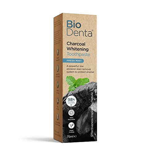 Beconfident - Biodenta Whitening Toothpaste With Activated Charcoal In Fresh Mint Flavor - 75 Ml - 3