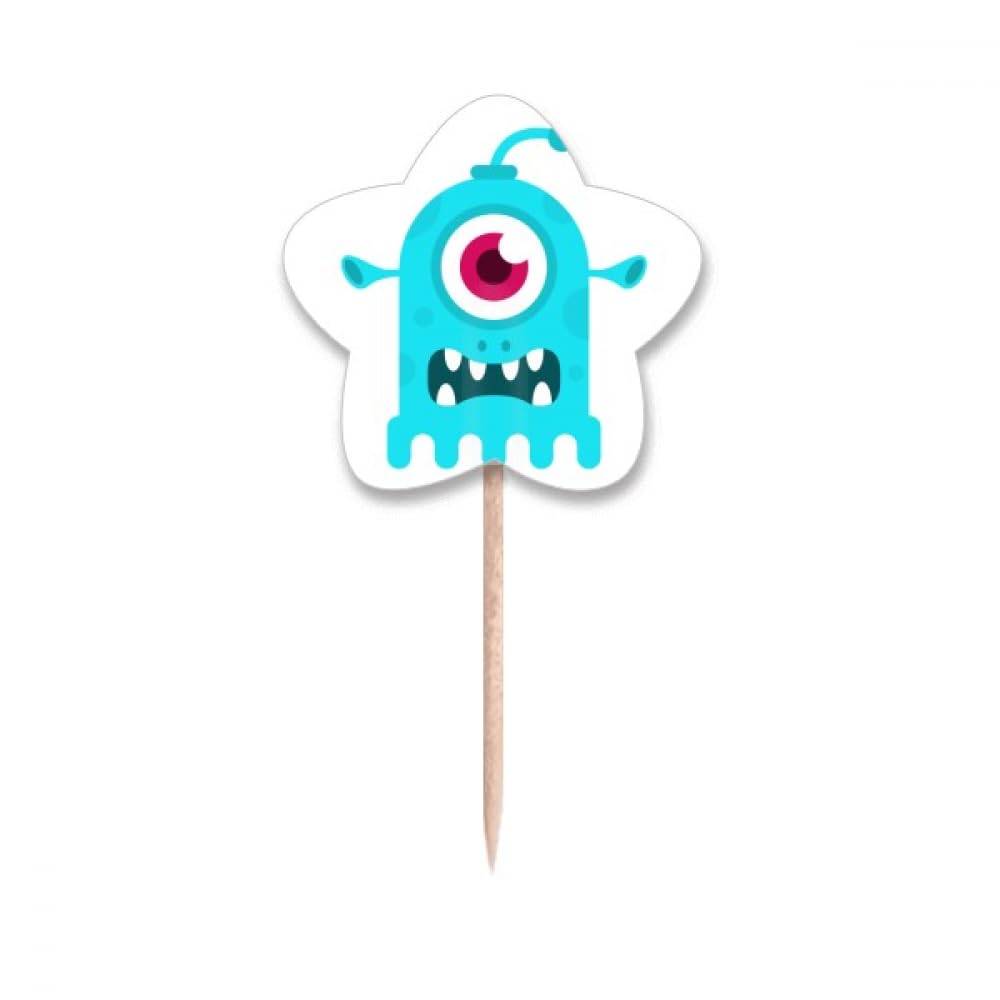 Cure-dents Motif Cyclopes Bleu Universe and Alien pour cure-dents original
