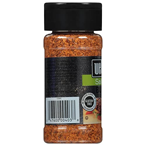 Weber Salt Free Burger Seasoning, 2.75 Ounce Shaker #TOP3