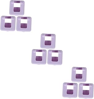 FAVOMOTO 9 Peças Capa De Microfone Fone De Ouvido Sem Fio Microfone Microfones Sem Fio Montagem Em Fone De Ouvido Capa De Microfone Para Viagem Capa De Silicone Capa De Armazenamento De