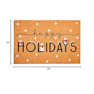 Calloway Mills Holiday Joy Doormat (Multi, 24" x 36" x 0.60") Calloway Mills Holiday Joy Doormat Multi 24 x 36 x 060