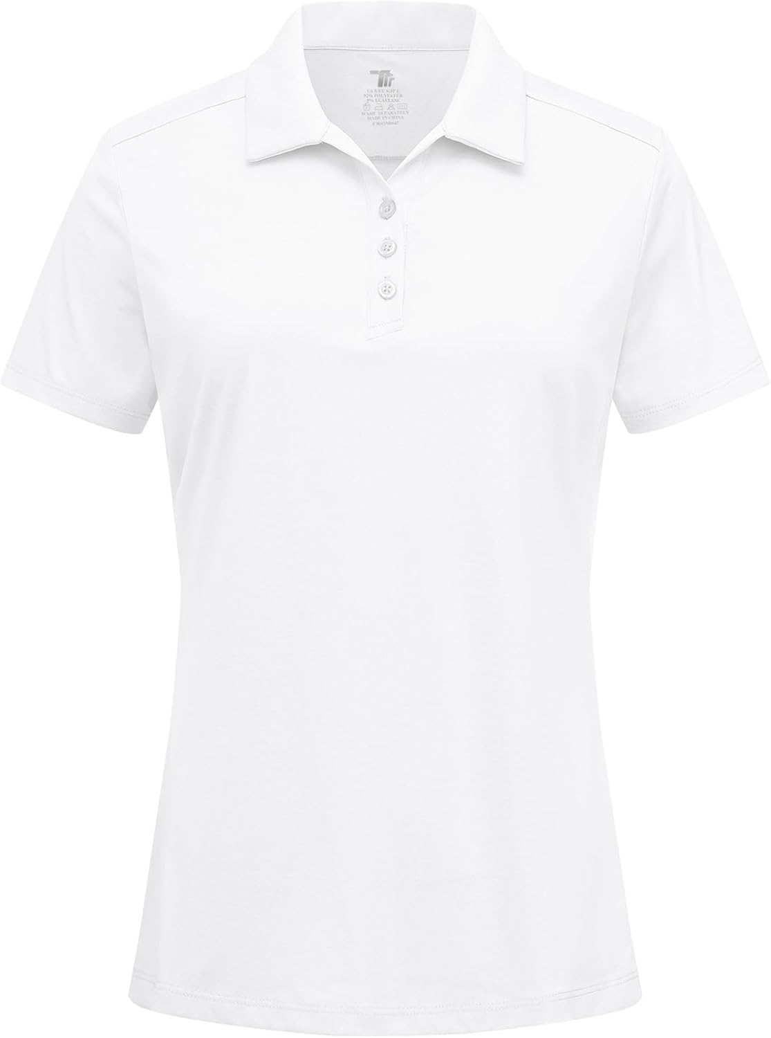 BGOWATU Women's Polo Shirts Golf Tennis Shirts Short Sleeve 3 Buttons Collared Casual Top UV Sun Protection Dry Fit