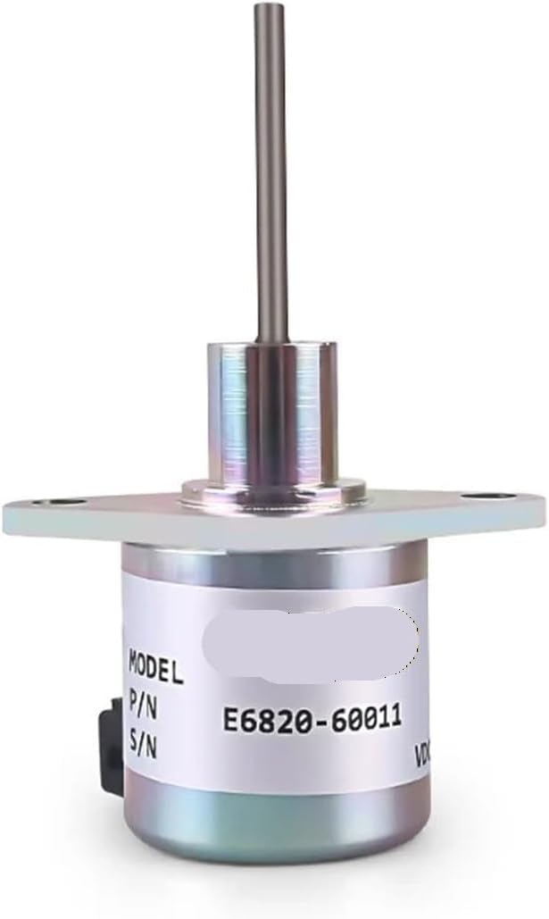 1pc E6820-60011 Engine Electrical Stop Solenoid Valve for DK Series Tractors - 12V Idle-Up Solenoid Replacement