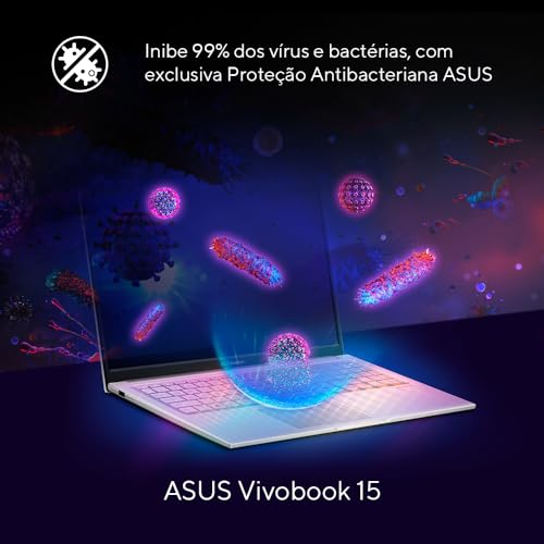 Notebook ASUS Vivobook 15, Intel Core i5, 16 GB, 512 GB SSD W11 Home, 15.6” FHD, Quiet Blue -X1504VA-NJ1745W