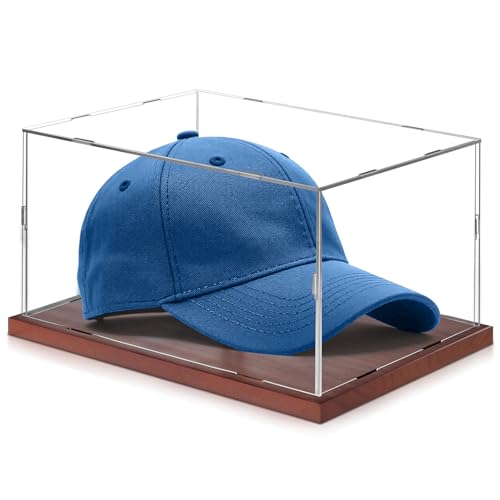 Fitense Hat Display Case, Acrylic Baseball Cap Display...