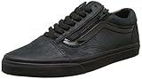 Vans Old Skool Zip, Zapatillas Unisex Adulto, Negro (Patent Crackle), 38 EU
