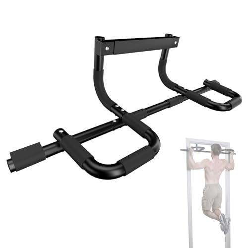 NOWAKE Pull up bar For Doorway,300lbs Heavy Duty Adjustable Width Portable Functional Ergonomic Design Door Frame Chin Up Bar With USA Patent For Home Fitness Workouts