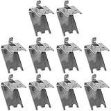 Freezer Shelf Clip 10 Pcs Freezer Shelf Buckle Refrigerator Clips Glass Clamp Cooler Fridge Support Fixing Bracket