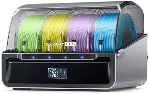 Creality CFS Multi Color 3D Printer Automatically Filament System, Anti-Moisture Filament Storage, Supports 4 Parallel Devices for 16 Color Printing, Compatible with Creality K2 Plus 3D Printer