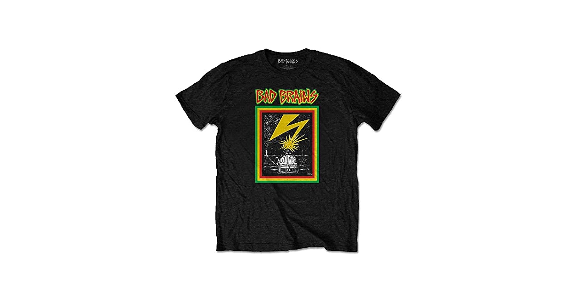Amazon | [Bad Brains] T Shirt Capitol Strike Band Logo