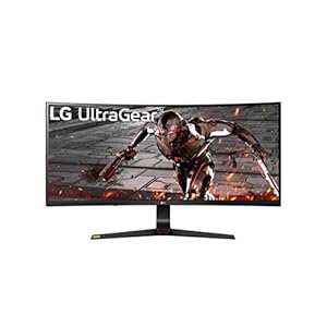 LG 34GN73A-B 86,36 cm (34 Inch) Ultragear Curved 21:9 Full HD IPS Gaming-Monitor 2020 (144 Hz, 1ms MBR, G-SYNC…