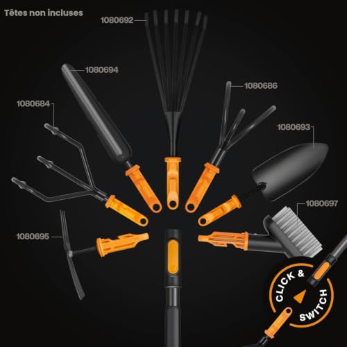 Manche adaptateur Oneclick Fiskars - vue 6