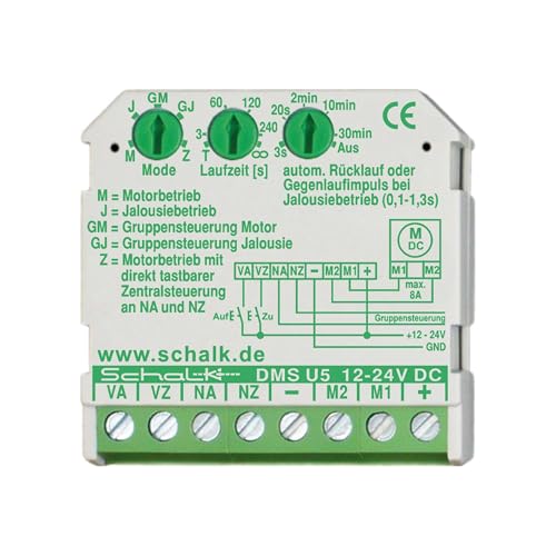 SCHALK DMS U5 temporisateur 12-24 V DC avec 2 contacts de commande